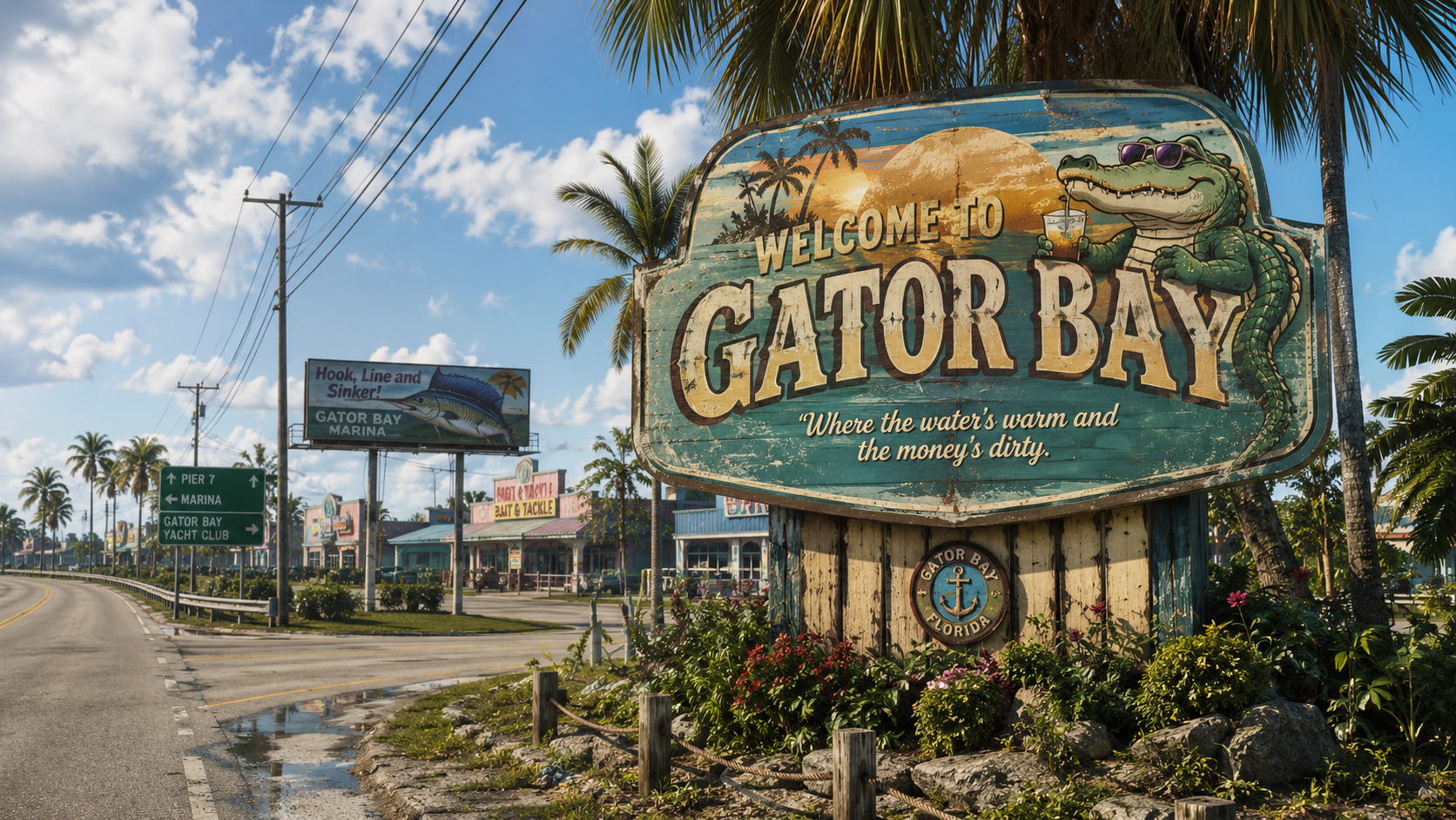 Gator Bay coastline
